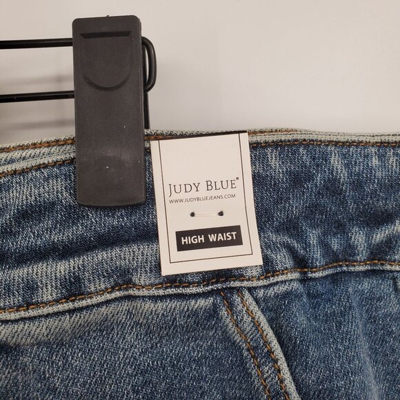 Judy Blue High Waist Jogger Jeans Denim Pants Women Size Plus 24W NWT Dark Wash - Picture 5 of 16
